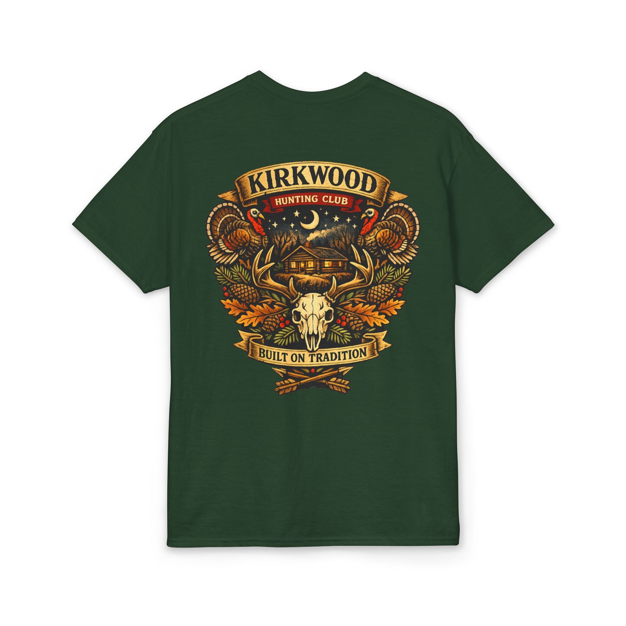 Kirkwood Hunting Club Dryfit — 'Built on Tradition' Graphic