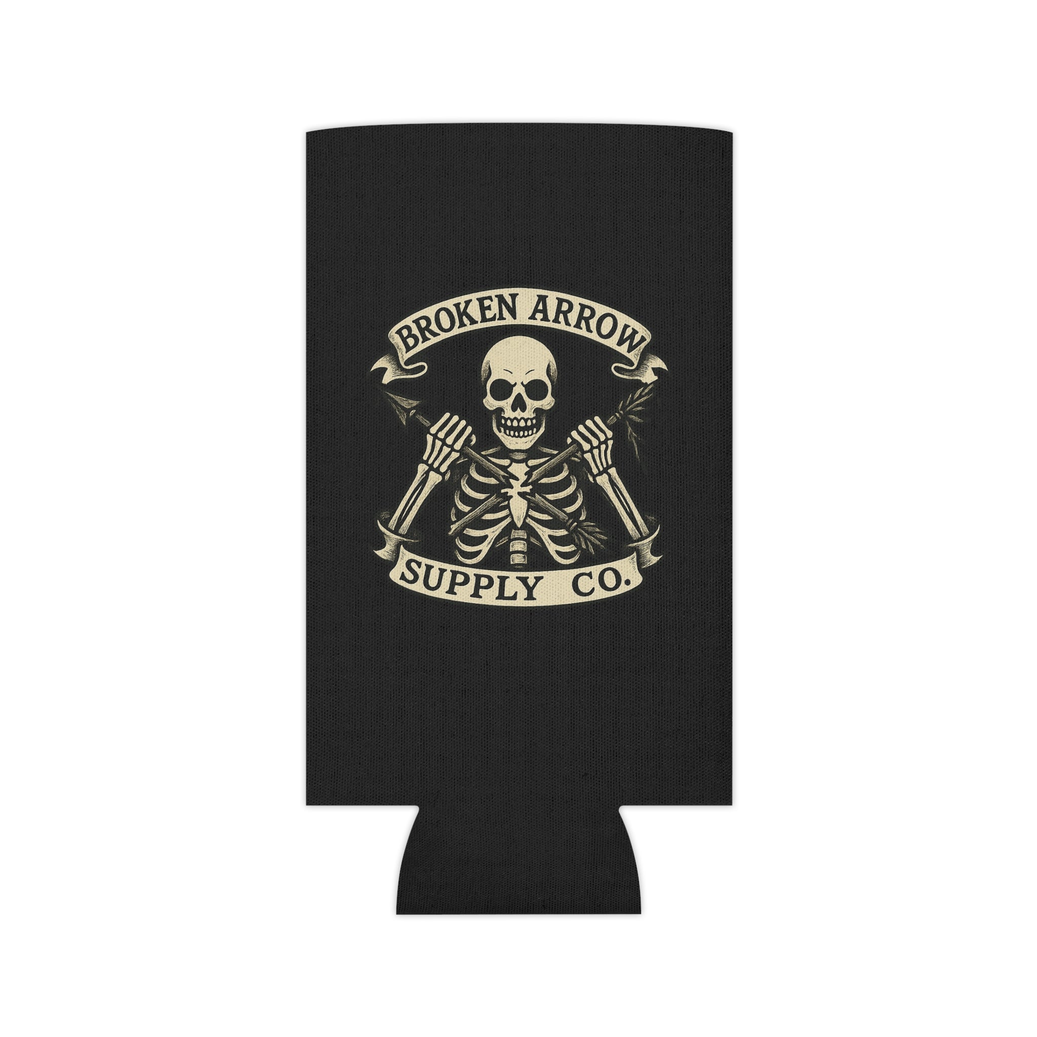 Skull & Crossbones Can Cooler - Broken Arrow Supply Co.