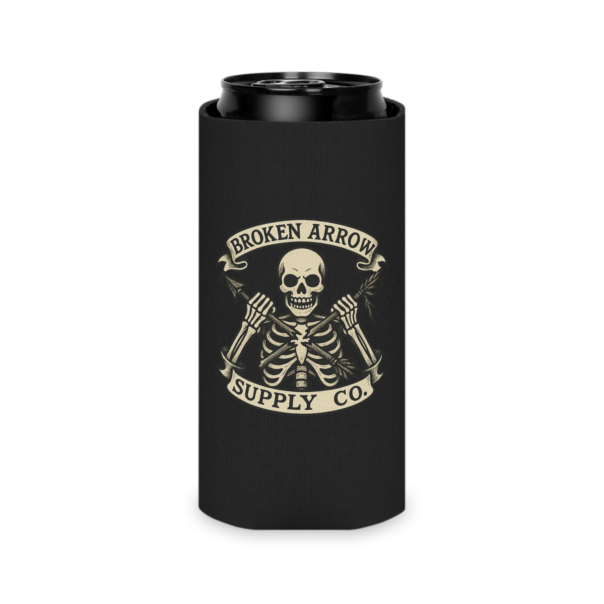 Skull & Crossbones Can Cooler - Broken Arrow Supply Co.