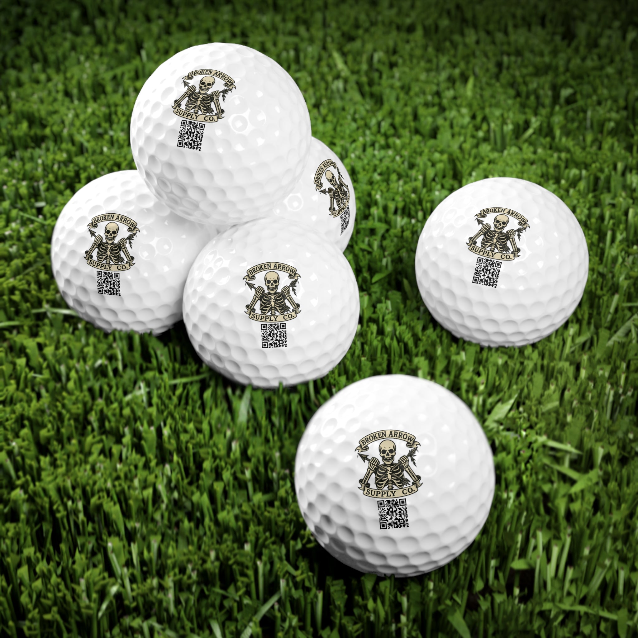 Promotional Golf Balls, 6pcs