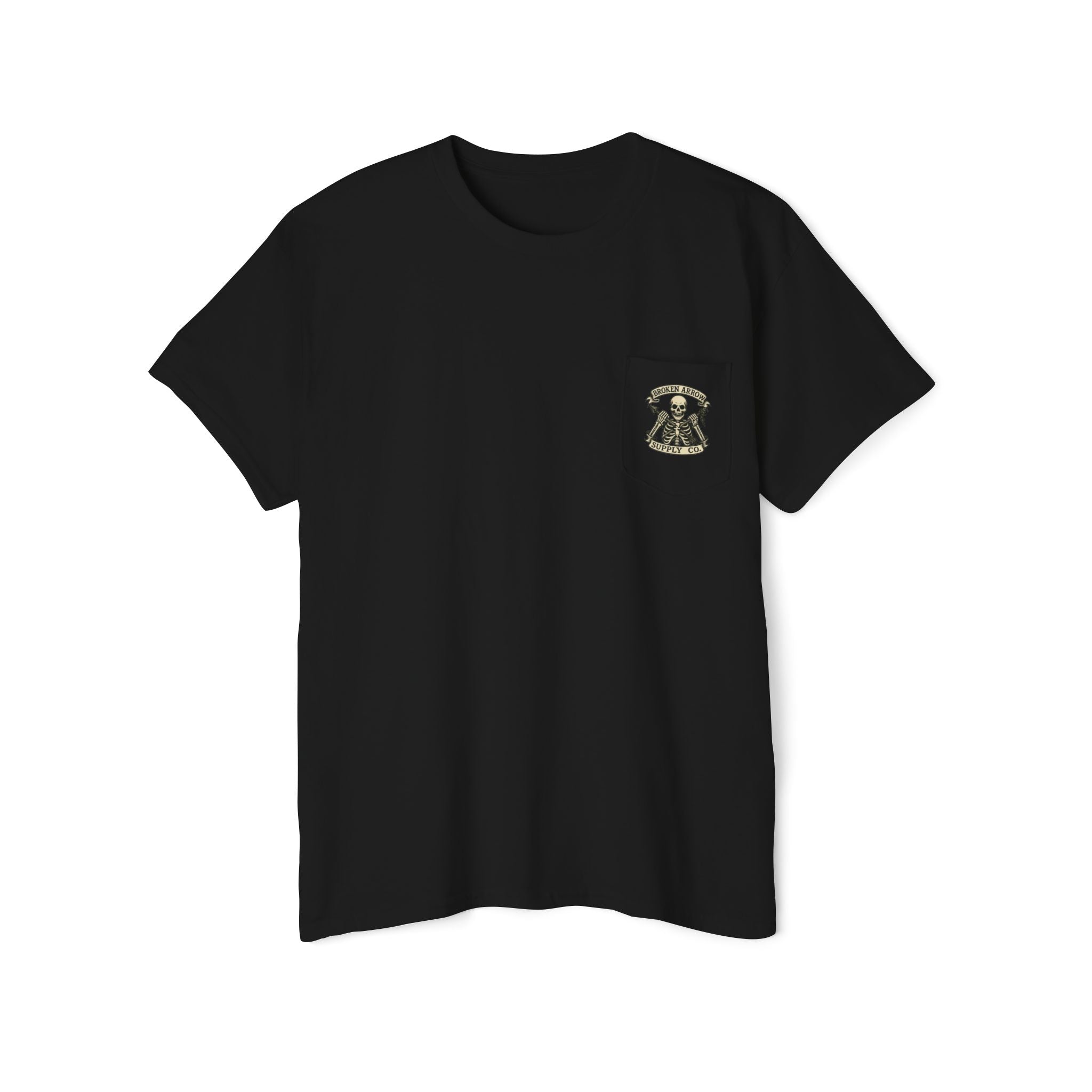 Kirkwood Hunting Club Pocket T‑Shirt — 'Think I’ll Stay Here and Drink'