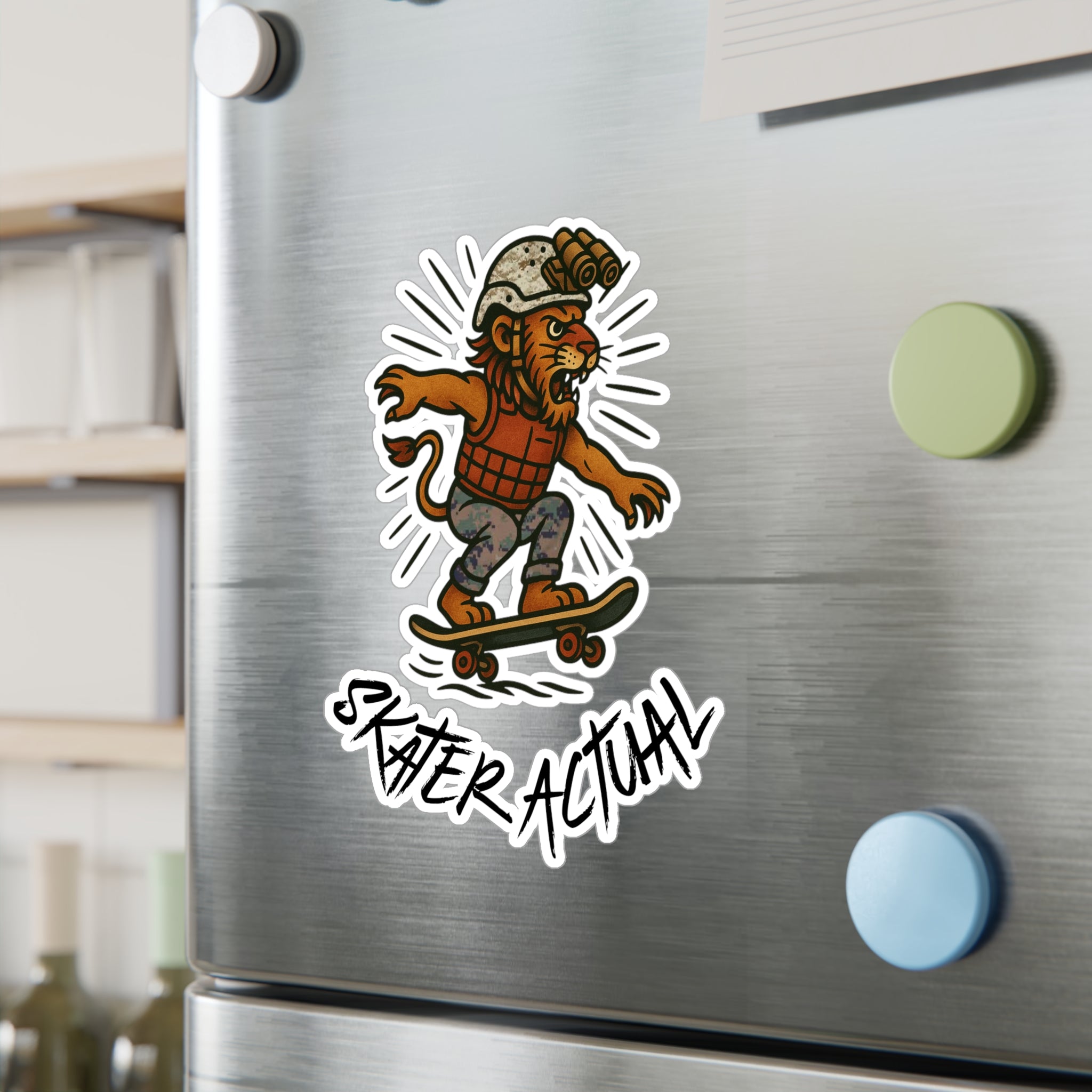 Skater Actual Vinyl Decal