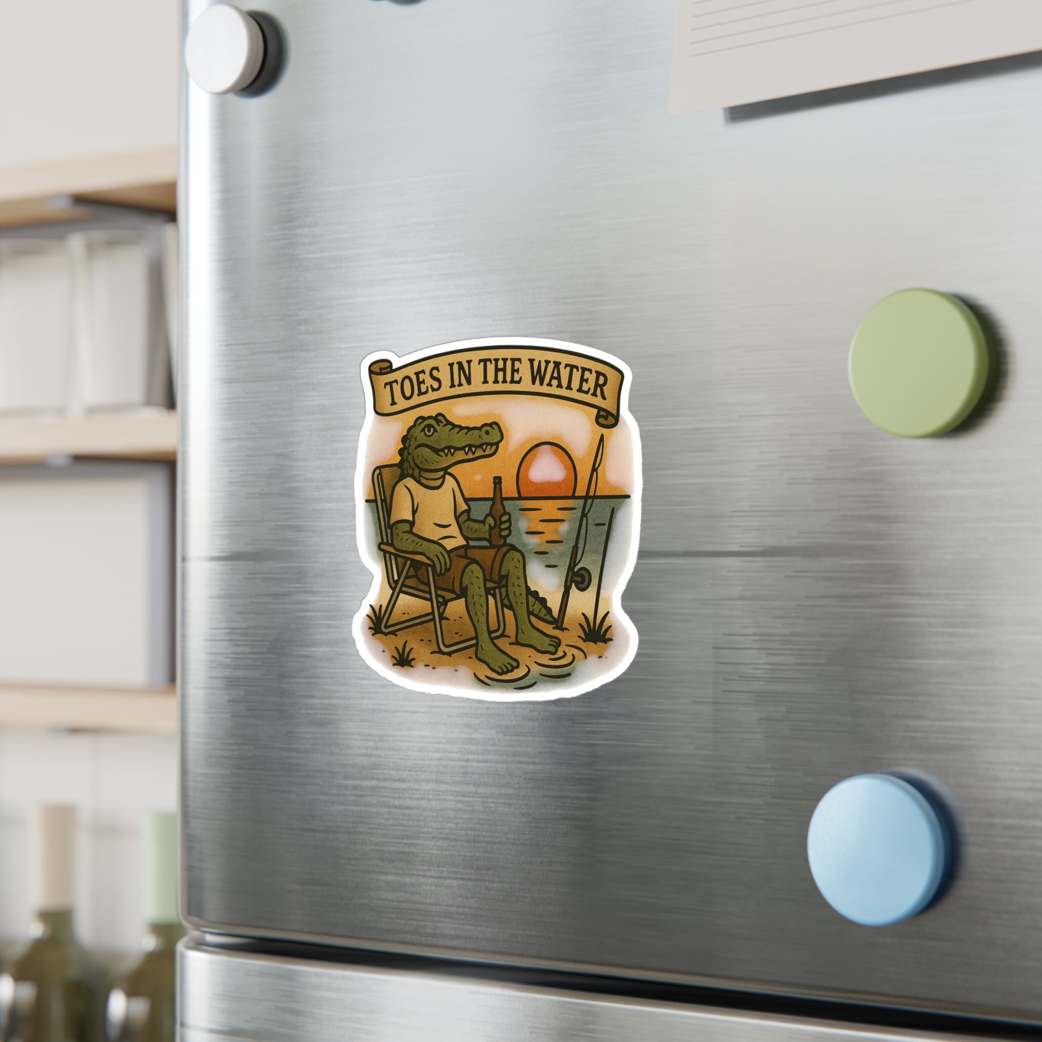 Toes in the Water Vinyl Decal