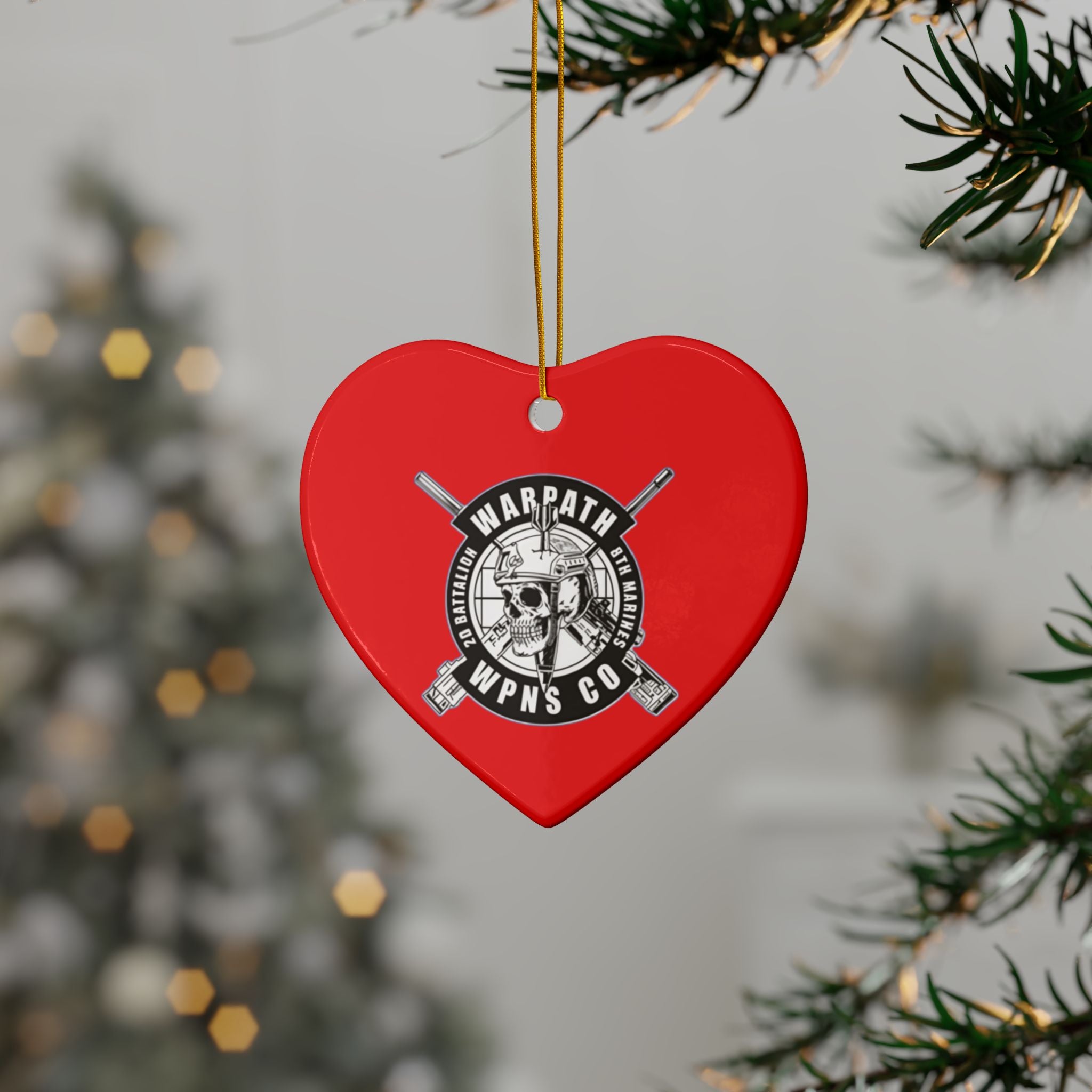 2/8 Warpath Weapons Co. Ceramic Ornament