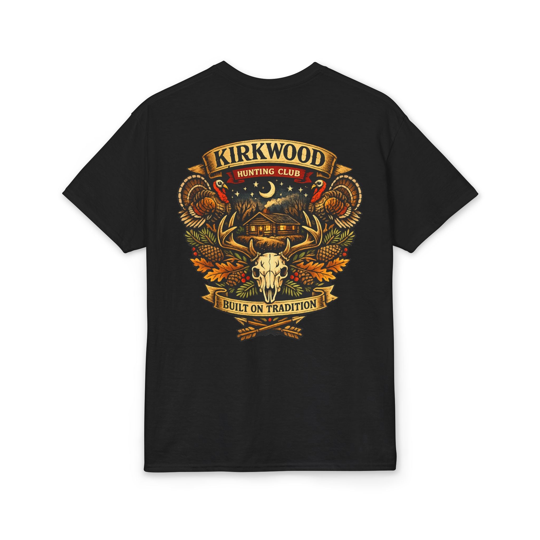 Kirkwood Hunting Club Dryfit — 'Built on Tradition' Graphic