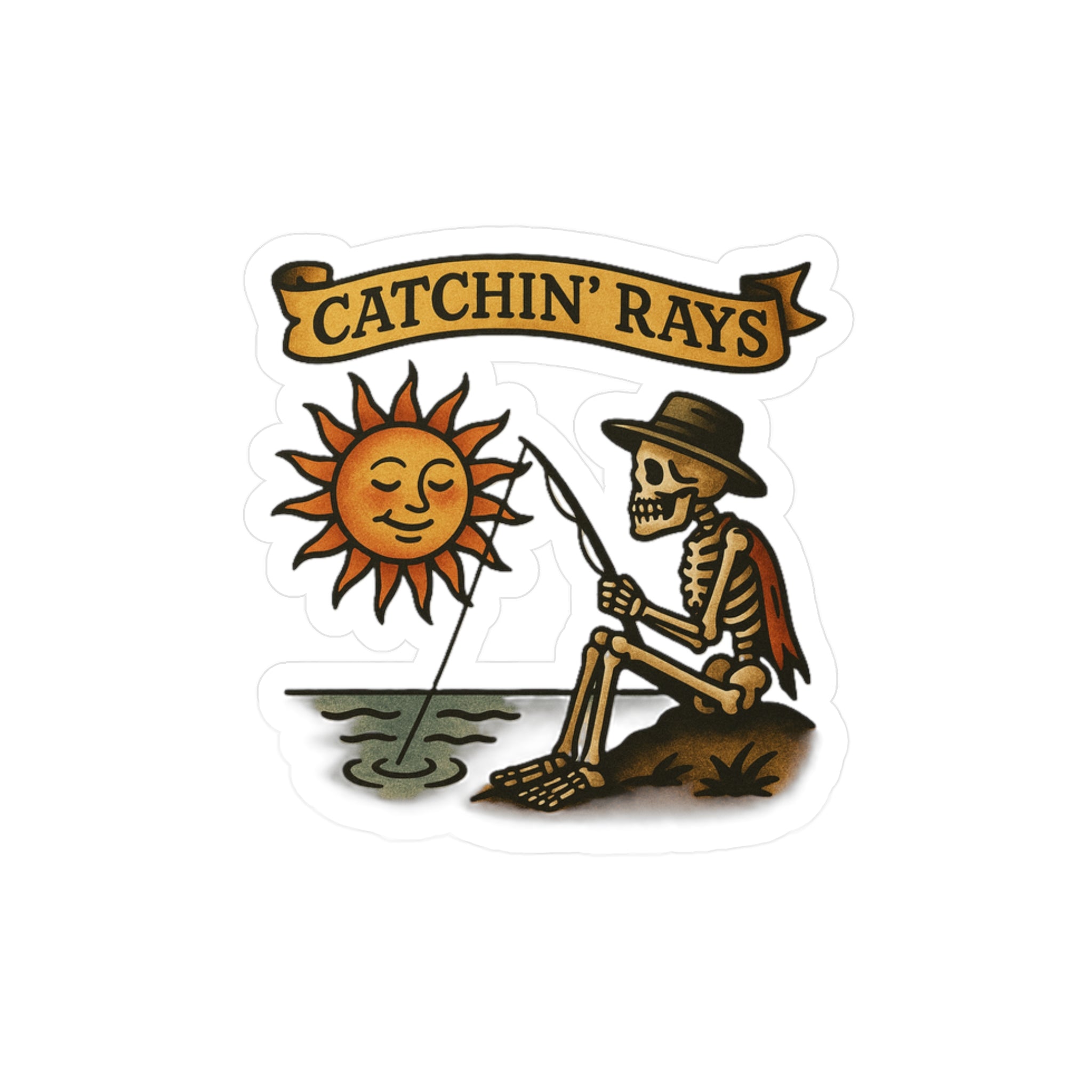 Catchin' Rays Vinyl  Decal