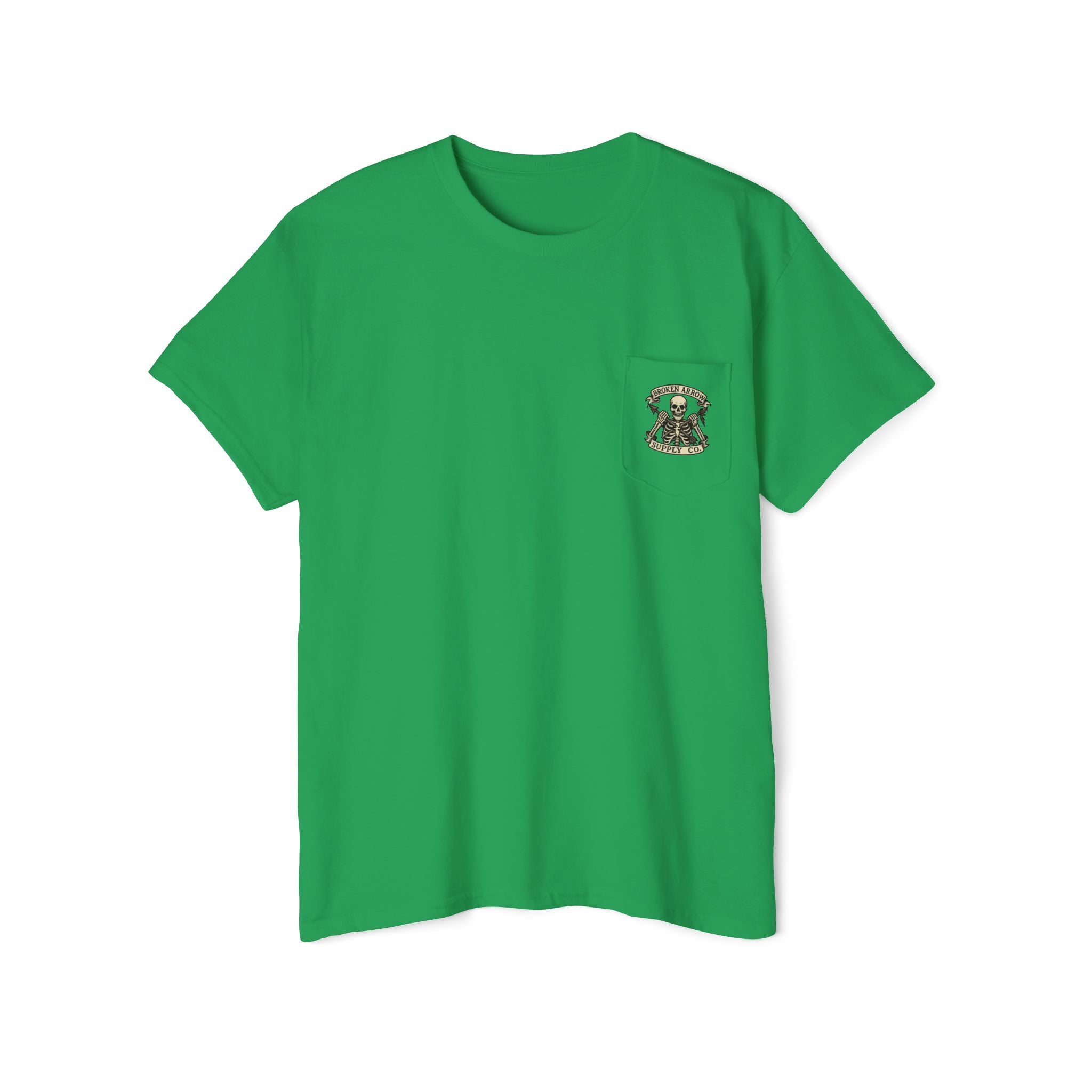Kirkwood Hunting Club Pocket T‑Shirt — 'Think I’ll Stay Here and Drink'