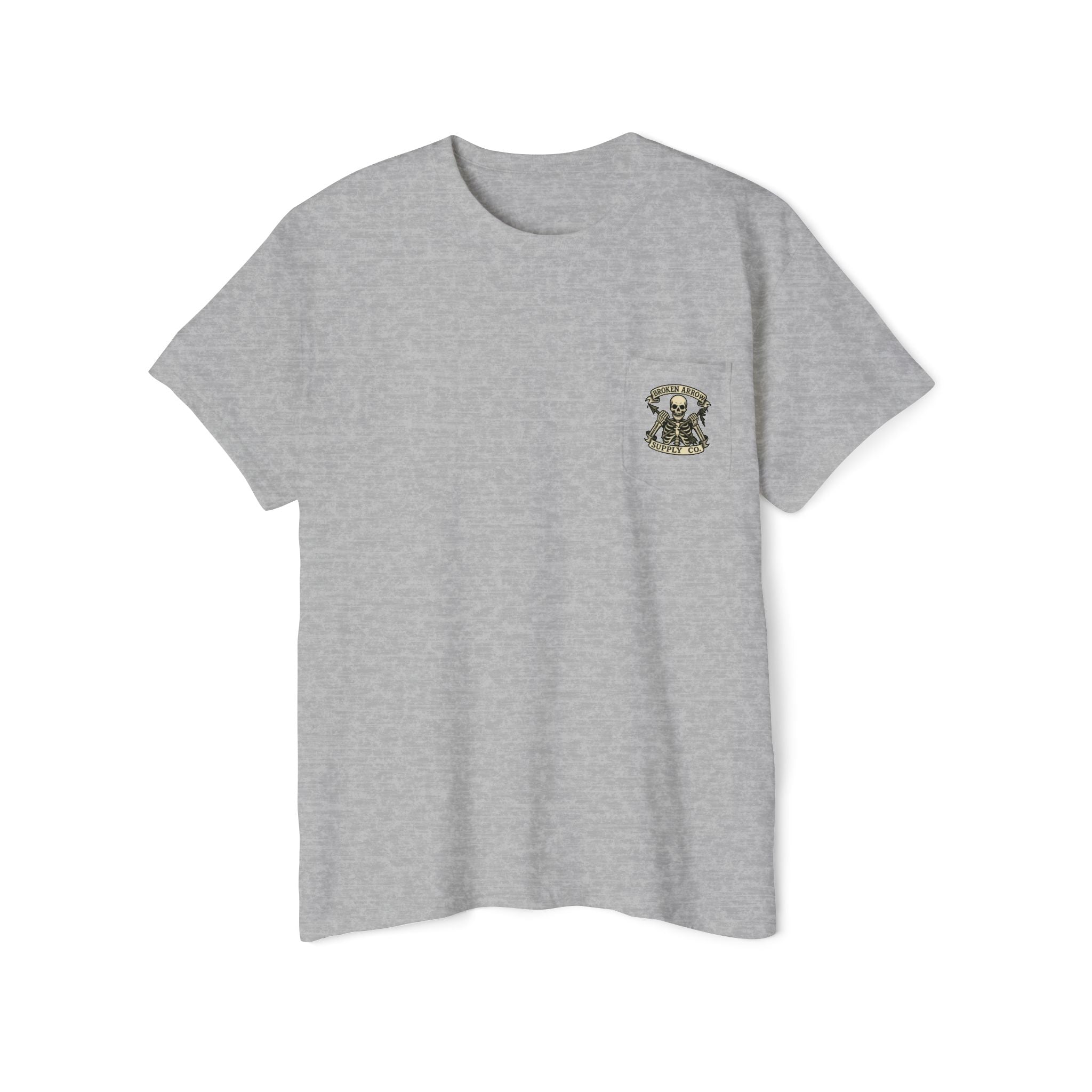Kirkwood Hunting Club Pocket T‑Shirt — 'Think I’ll Stay Here and Drink'