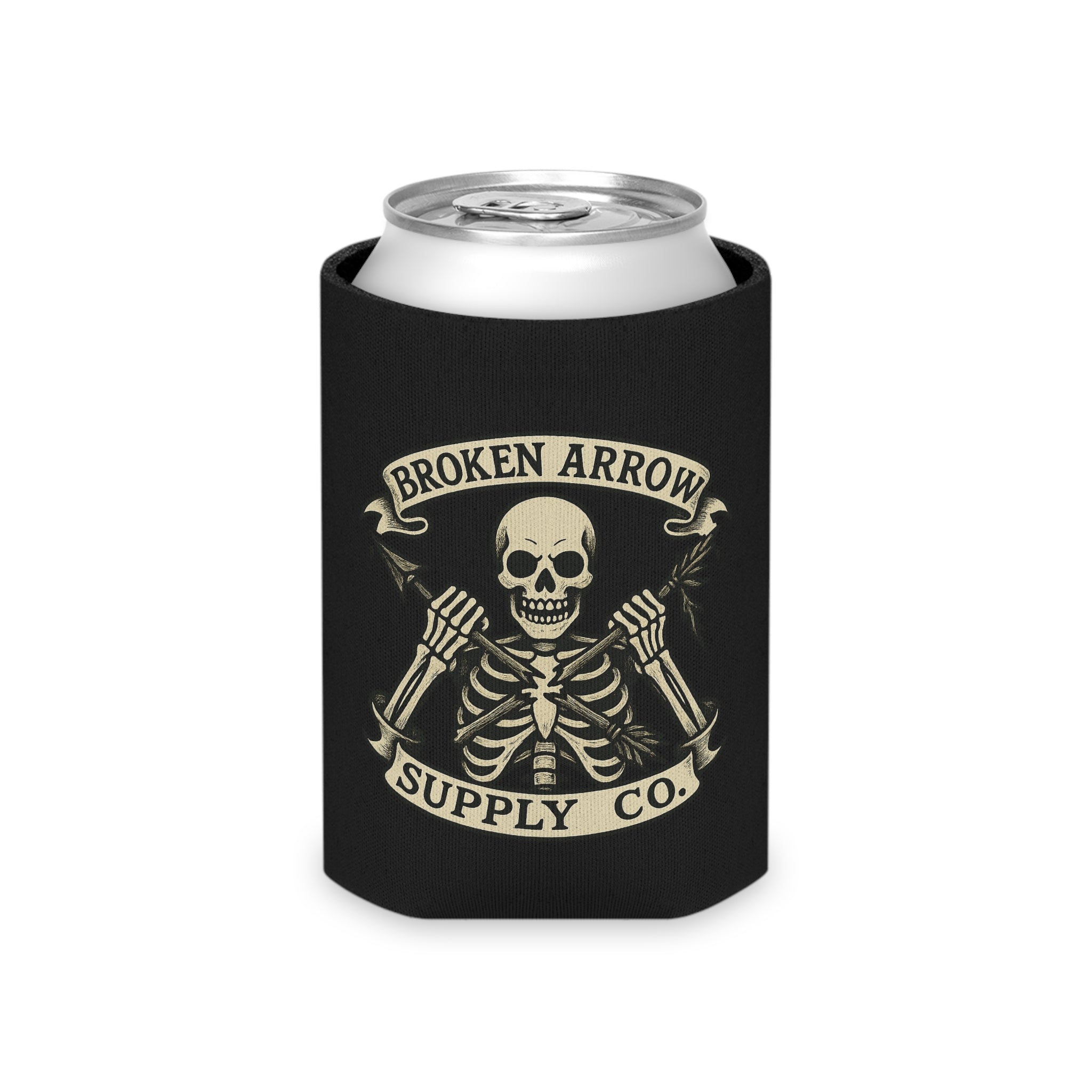 Skull & Crossbones Can Cooler - Broken Arrow Supply Co.