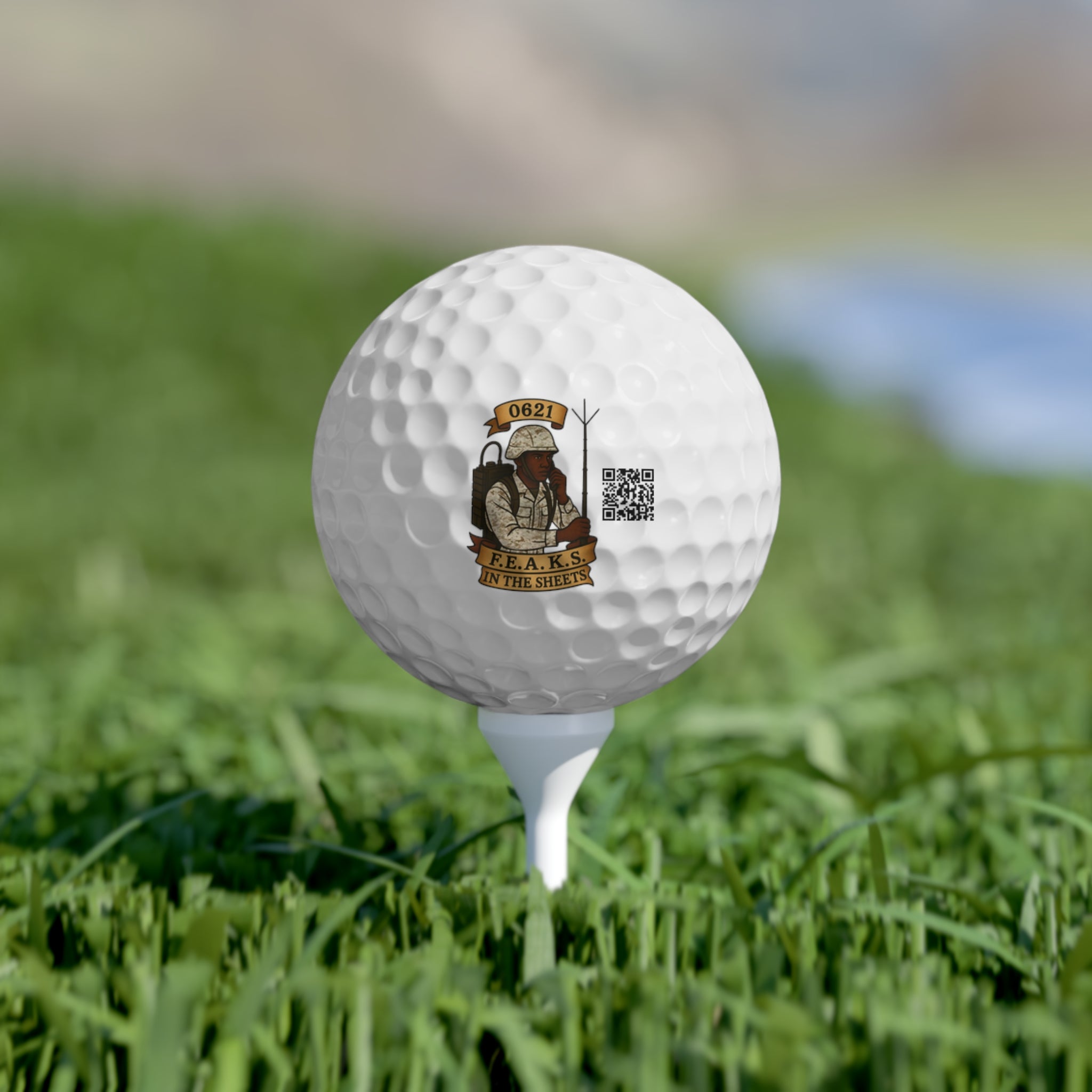 0621 FEAKS in the Sheets Golf Balls, 6pcs