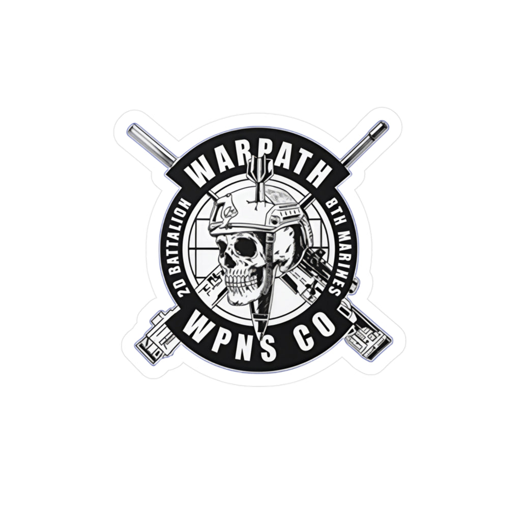 2/8 Warpath Weapons Co.  Vinyl Decal