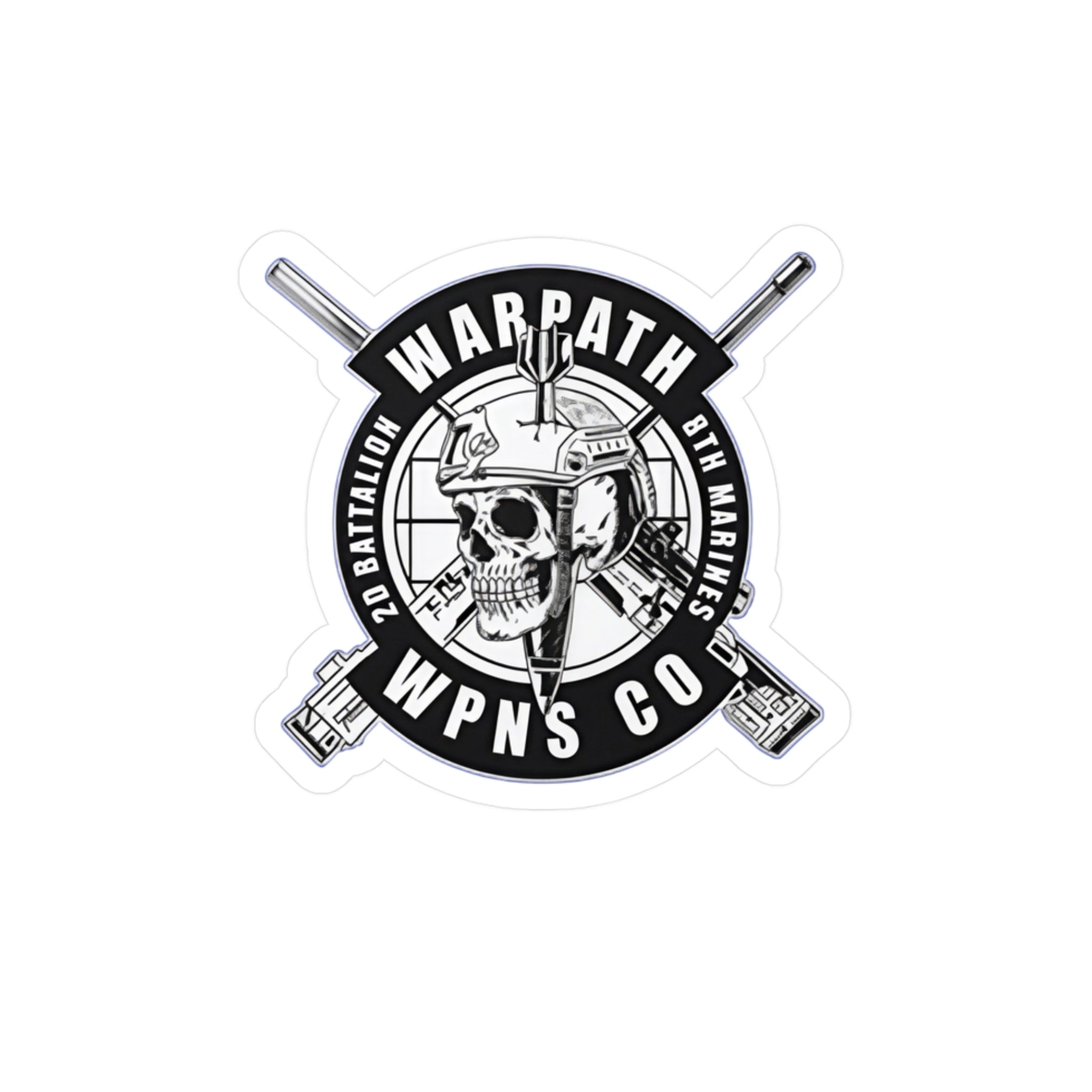 2/8 Warpath Weapons Co.  Vinyl Decal