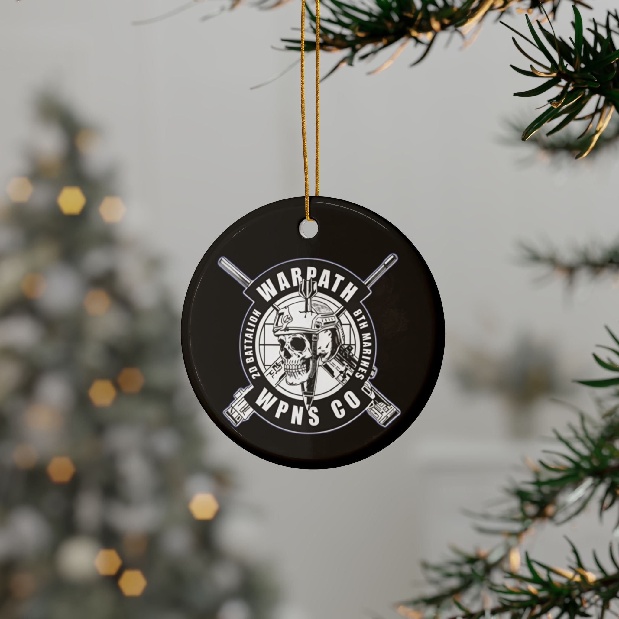 2/8 Warpath Weapons Co. Ceramic Ornament
