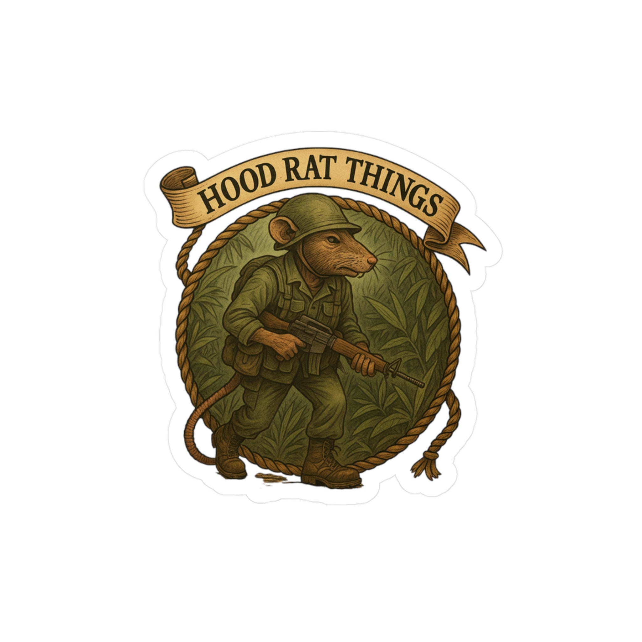 Hood Rat Things Vinyl Decal