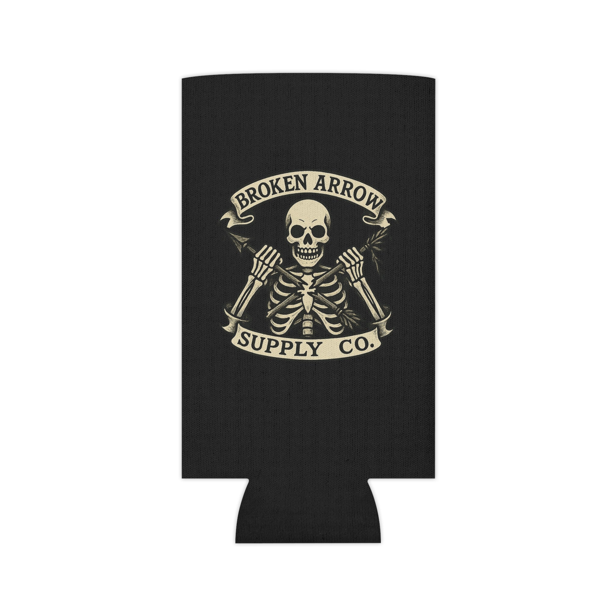 Skull & Crossbones Can Cooler - Broken Arrow Supply Co.