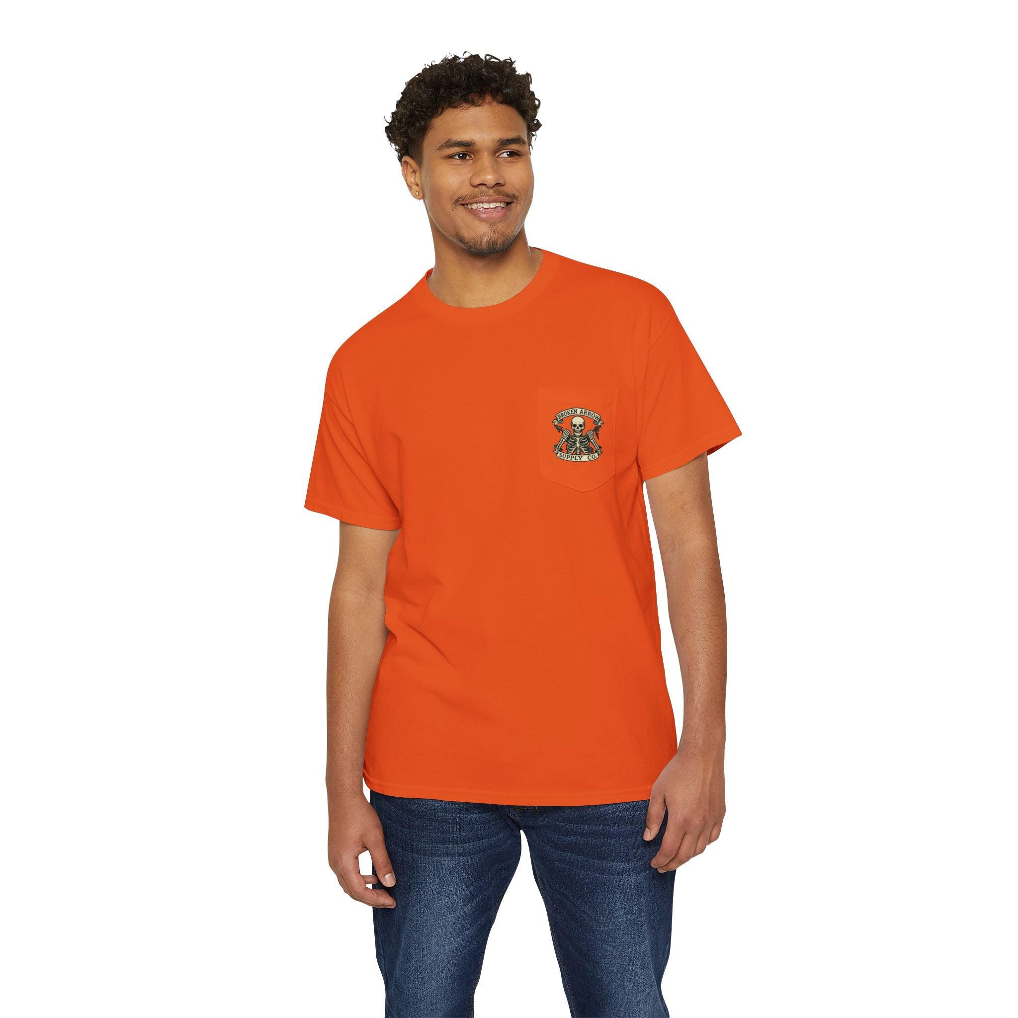 Kirkwood Hunting Club Pocket T‑Shirt — 'Think I’ll Stay Here and Drink'