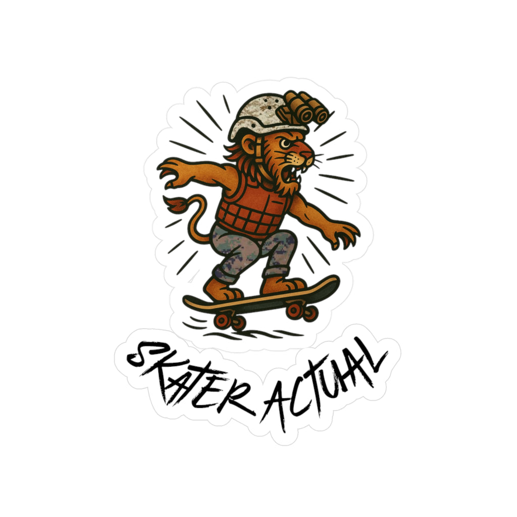 Skater Actual Vinyl Decal