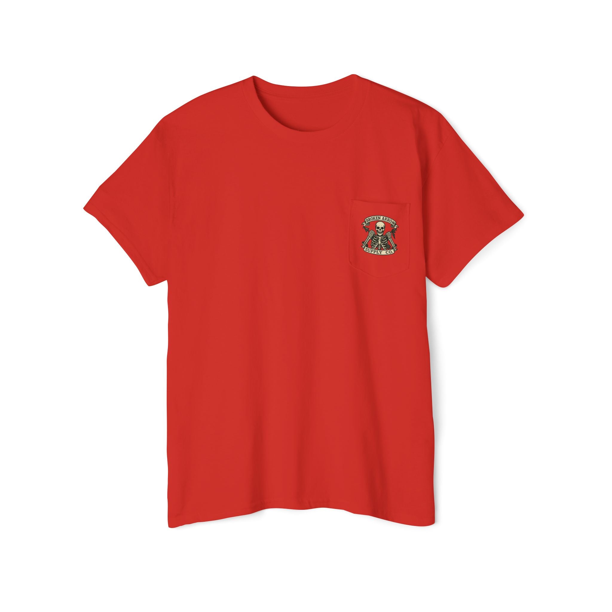 Kirkwood Hunting Club Pocket T‑Shirt — 'Think I’ll Stay Here and Drink'