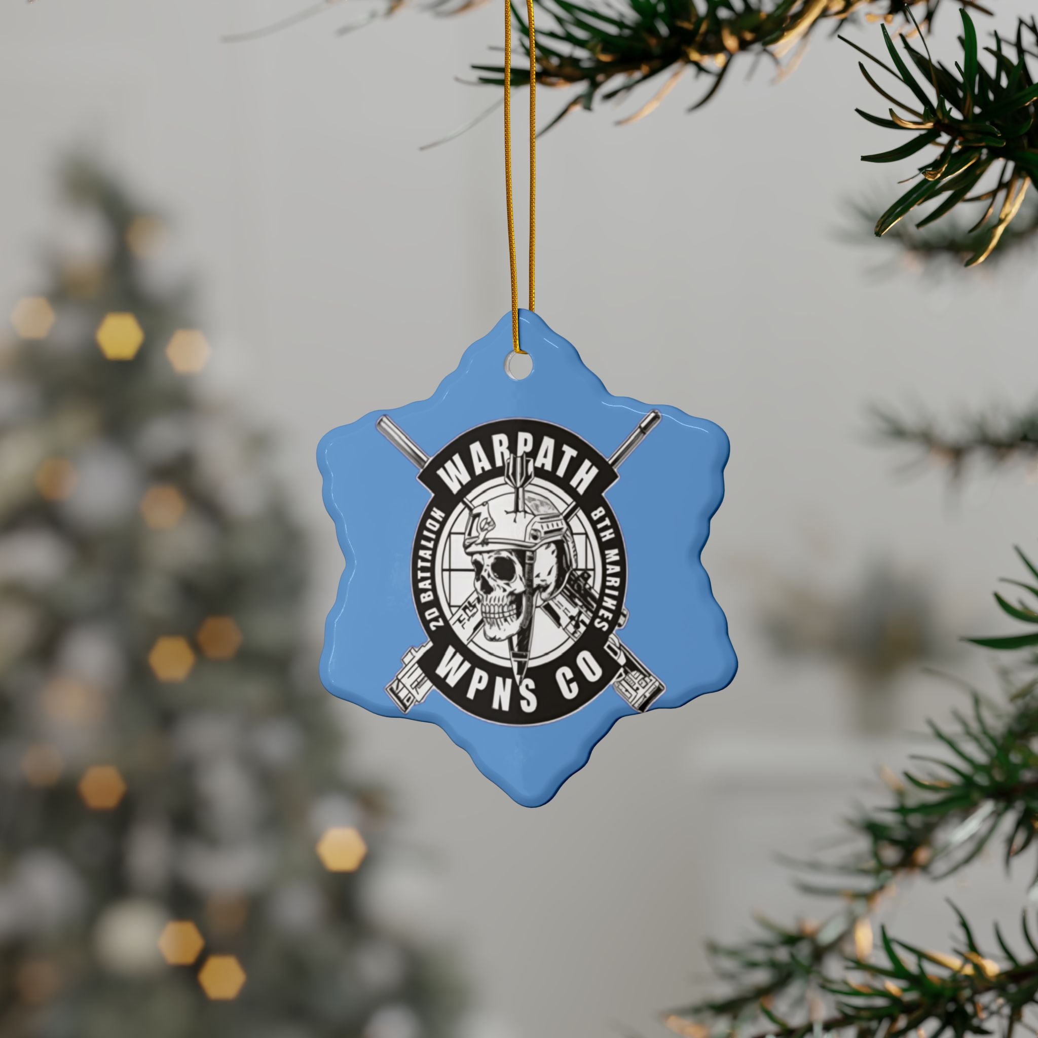 2/8 Warpath Weapons Co. Ceramic Ornament