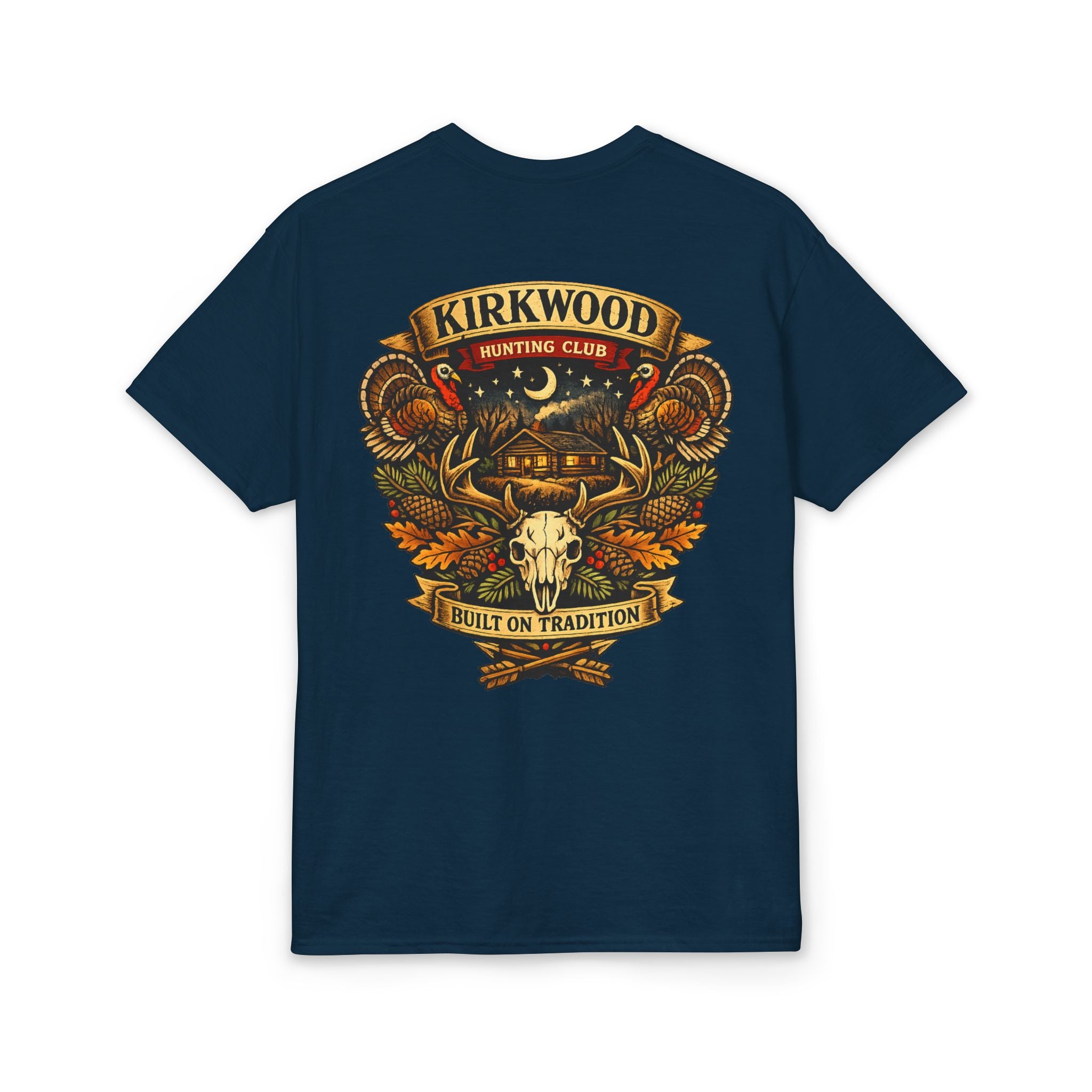 Kirkwood Hunting Club Dryfit — 'Built on Tradition' Graphic