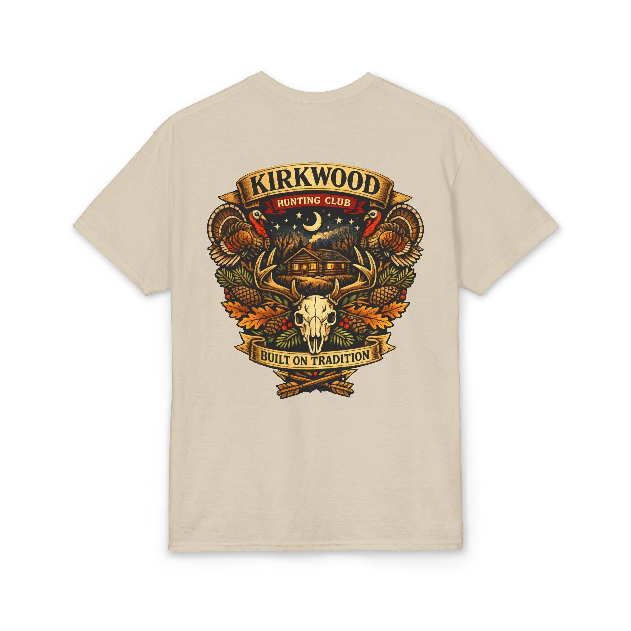 Kirkwood Hunting Club Dryfit — 'Built on Tradition' Graphic