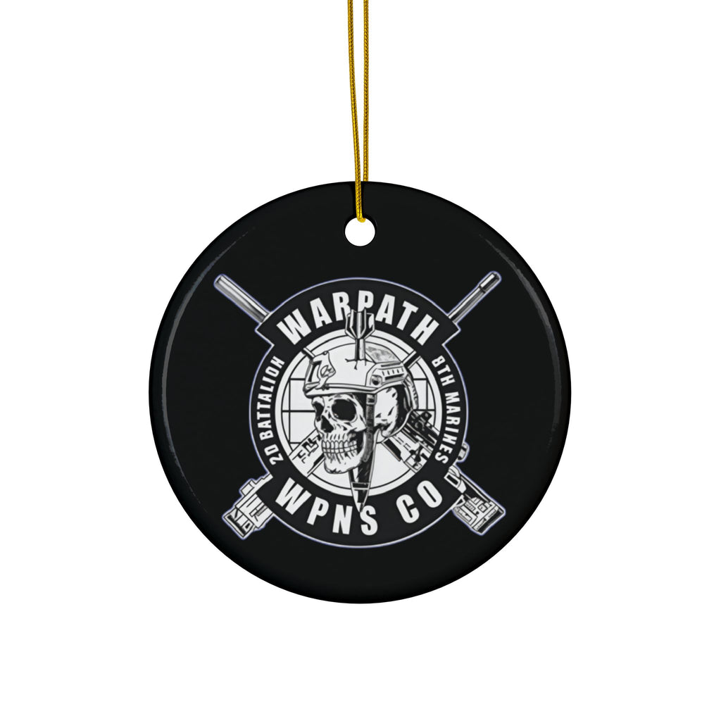 2/8 Warpath Weapons Co. Ceramic Ornament