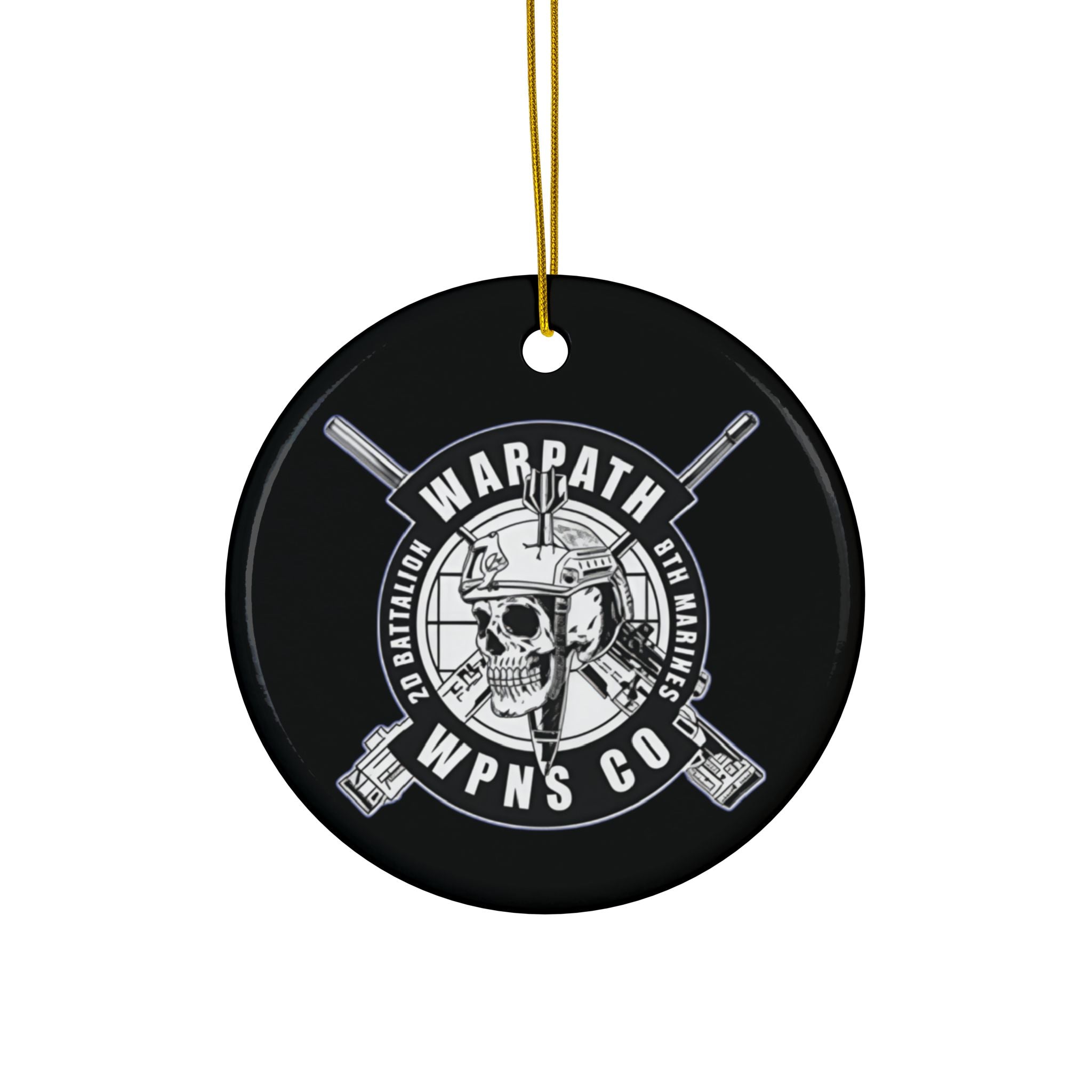 2/8 Warpath Weapons Co. Ceramic Ornament