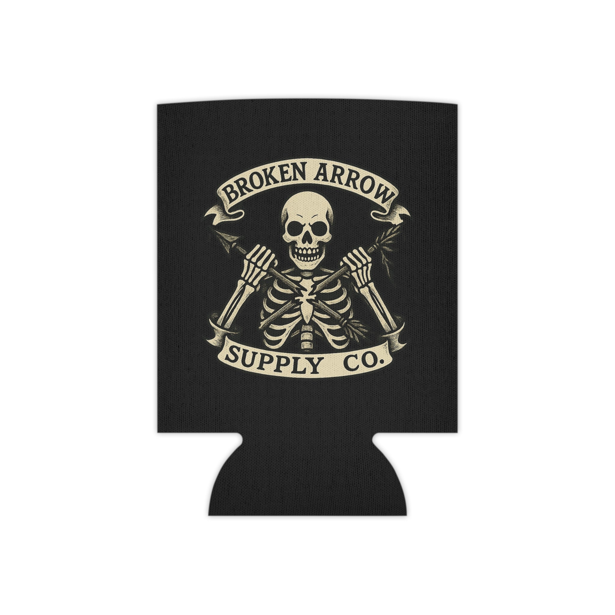 Skull & Crossbones Can Cooler - Broken Arrow Supply Co.