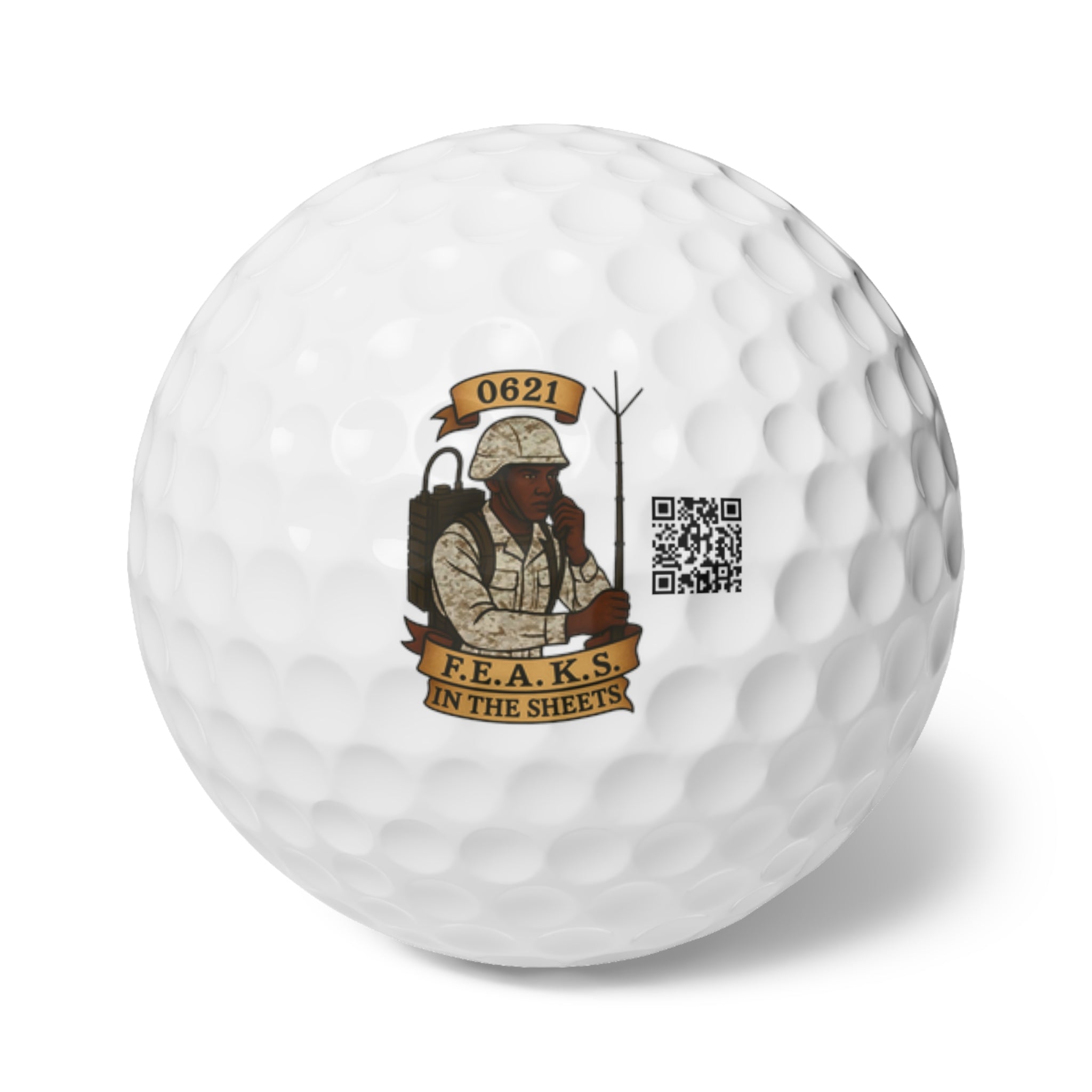 0621 FEAKS in the Sheets Golf Balls, 6pcs