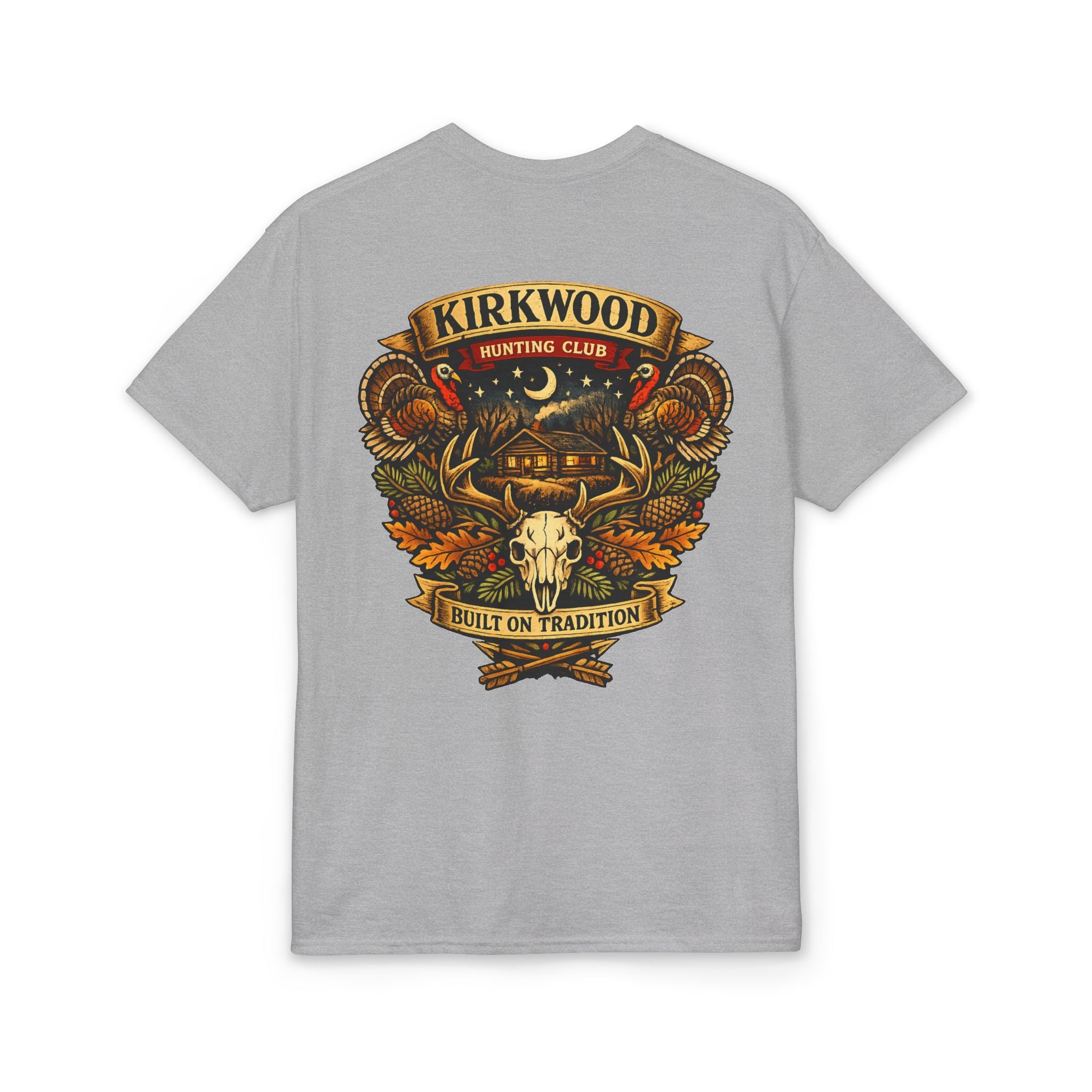 Kirkwood Hunting Club Dryfit — 'Built on Tradition' Graphic