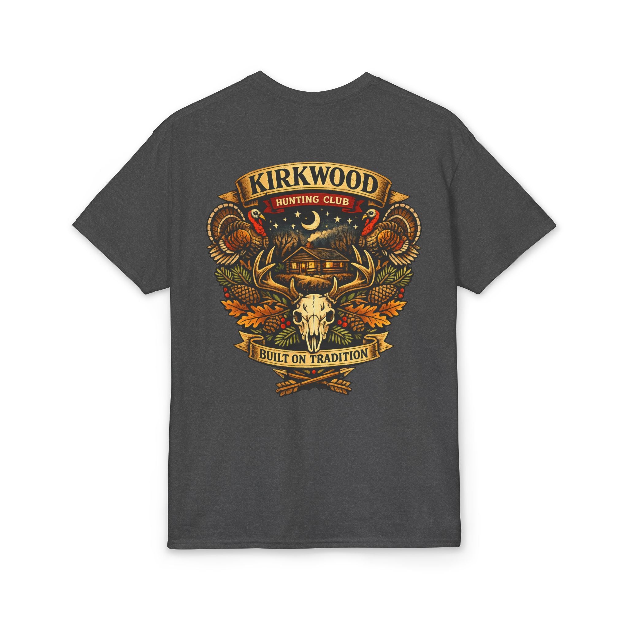 Kirkwood Hunting Club Dryfit — 'Built on Tradition' Graphic