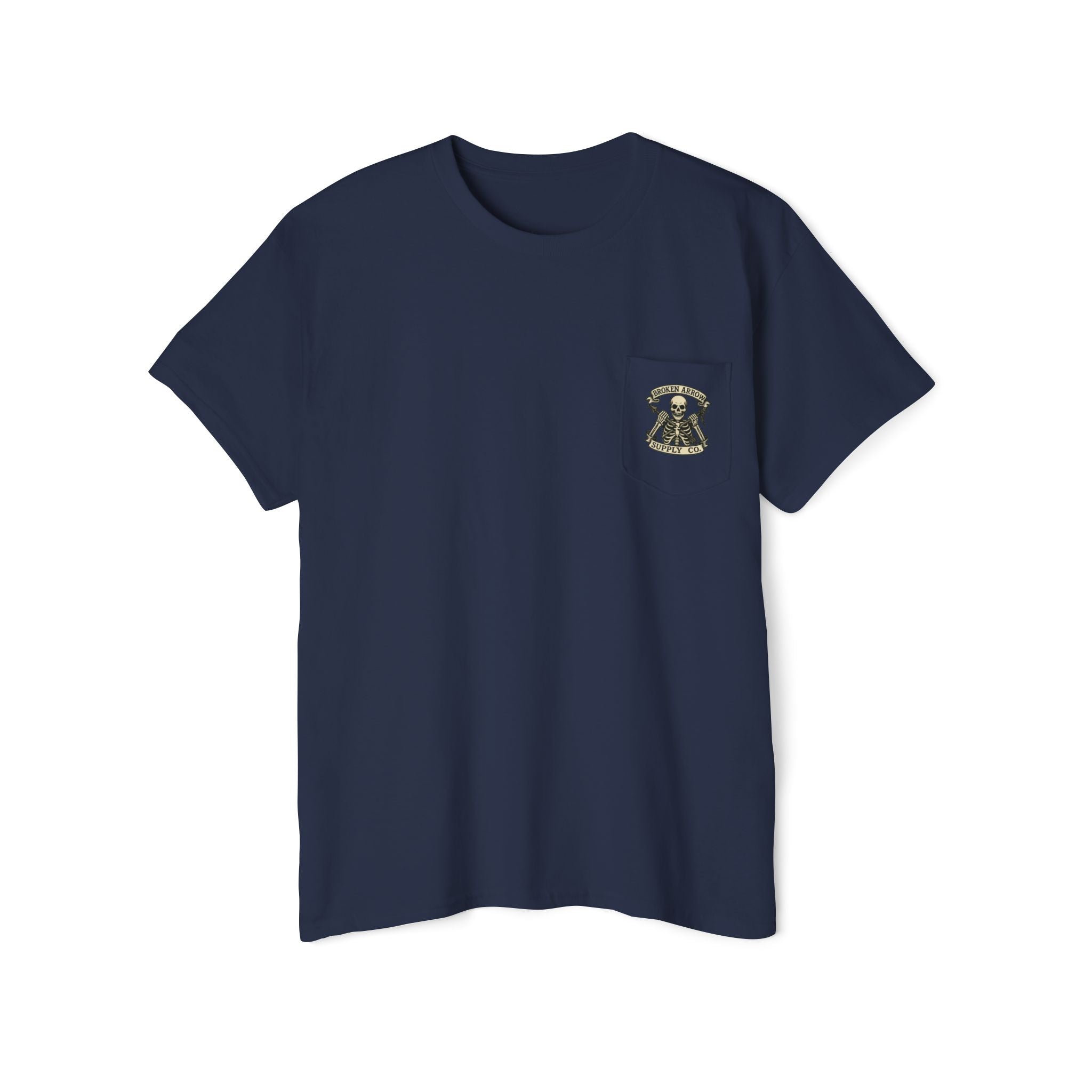 Kirkwood Hunting Club Pocket T‑Shirt — 'Think I’ll Stay Here and Drink'