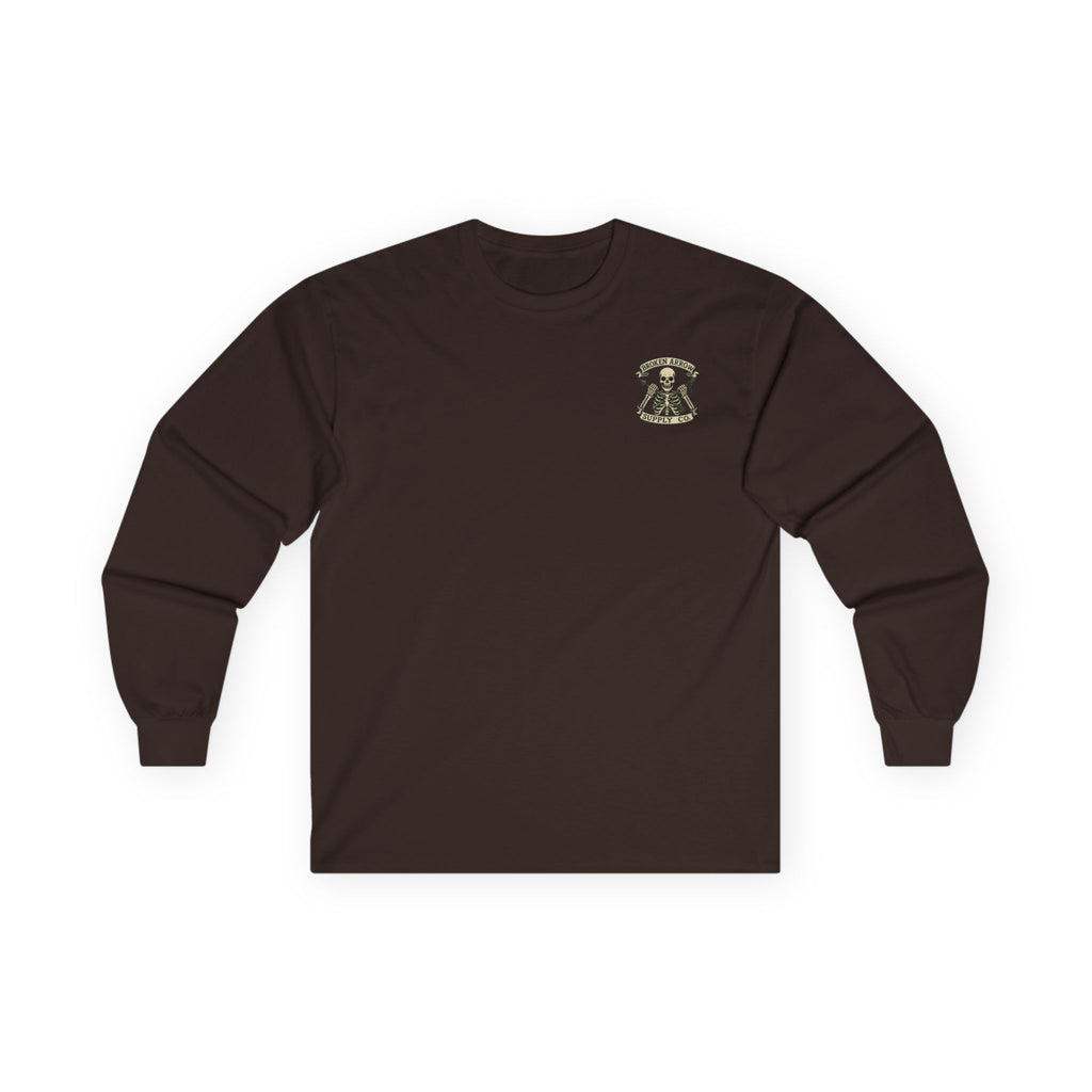 Kirkwood Hunting Club Long Sleeve Tee — 'Think I'll Stay Here and Drink'