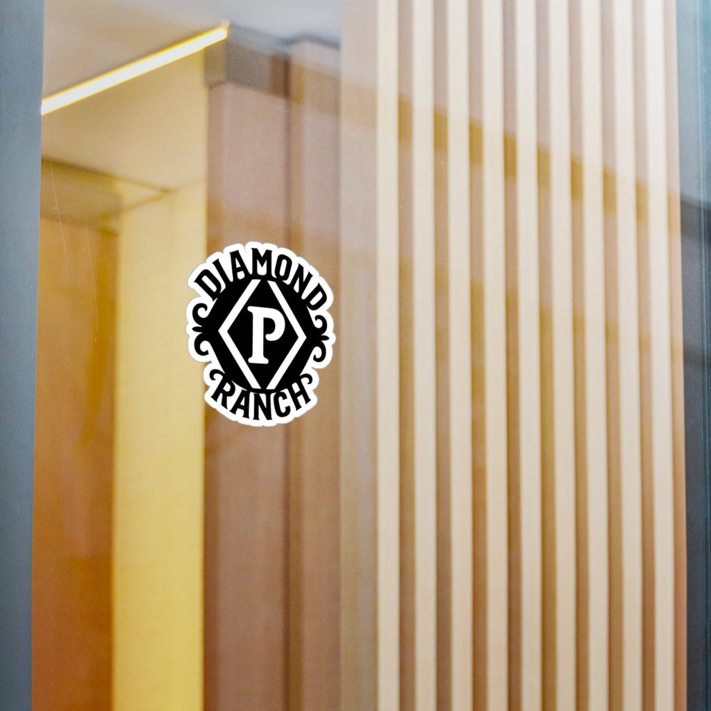 Diamond P Ranch Kiss-Cut Vinyl Sticker — Western Ranch Logo Decal