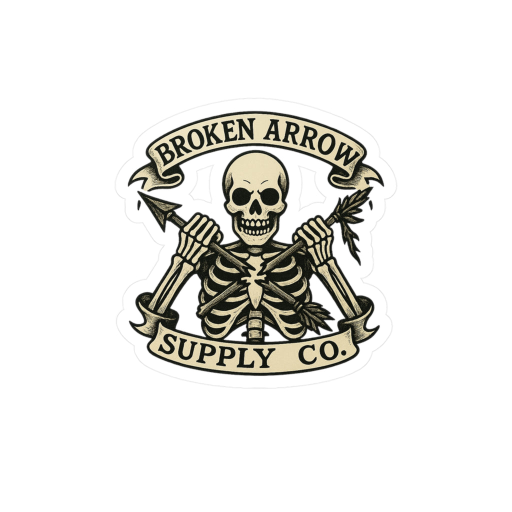 Skull & Arrow Vinyl Decal - Broken Arrow Supply Co.