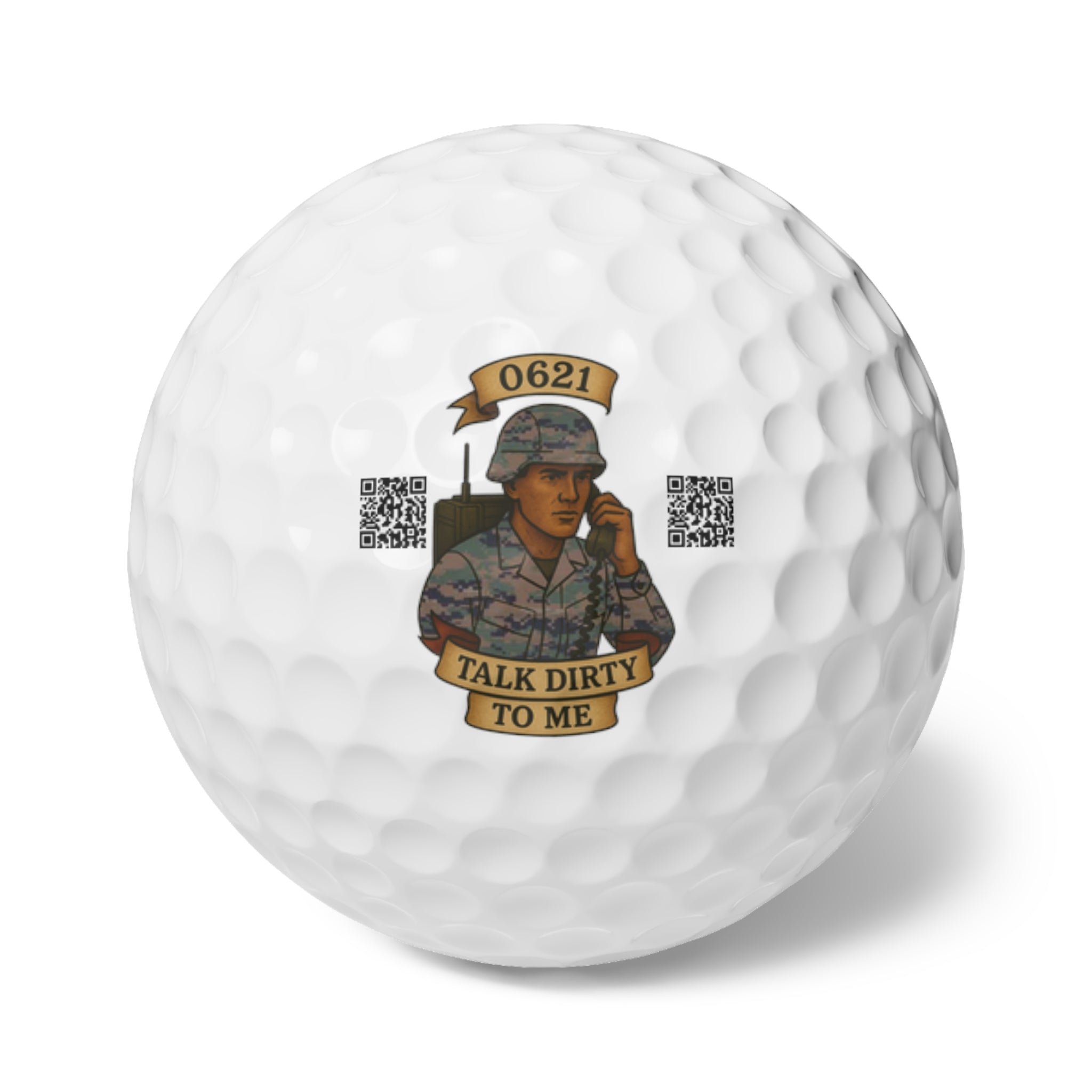 0621 Talk Dirty to Me Golf Balls, 6pcs
