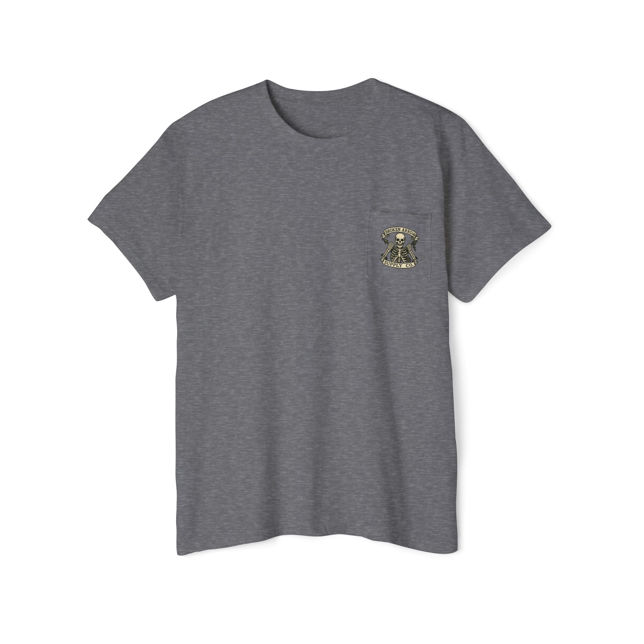Kirkwood Hunting Club Pocket T‑Shirt — 'Think I’ll Stay Here and Drink'