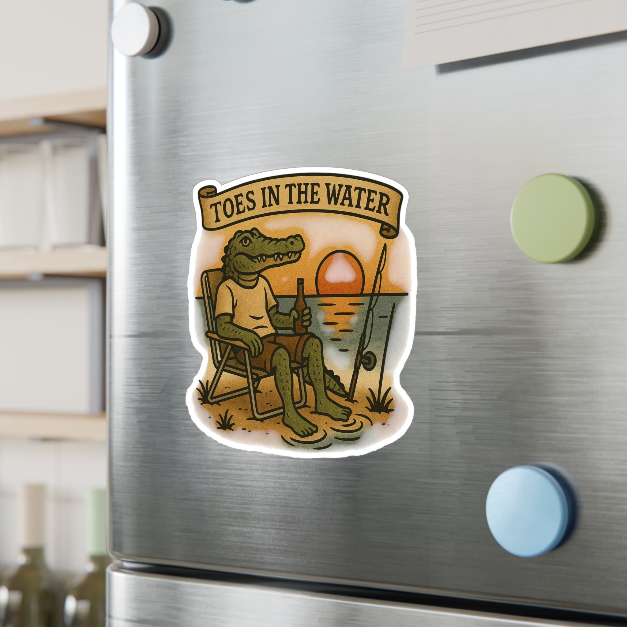 Toes in the Water Vinyl Decal