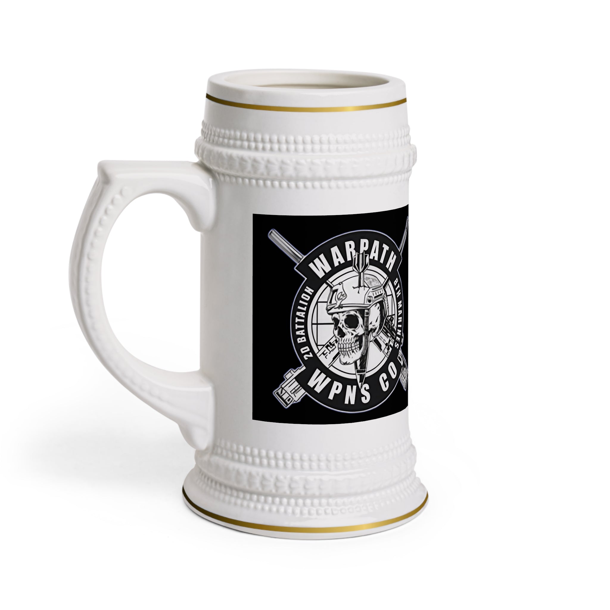 2/8 Warpath Weapons Co. Beer Stein