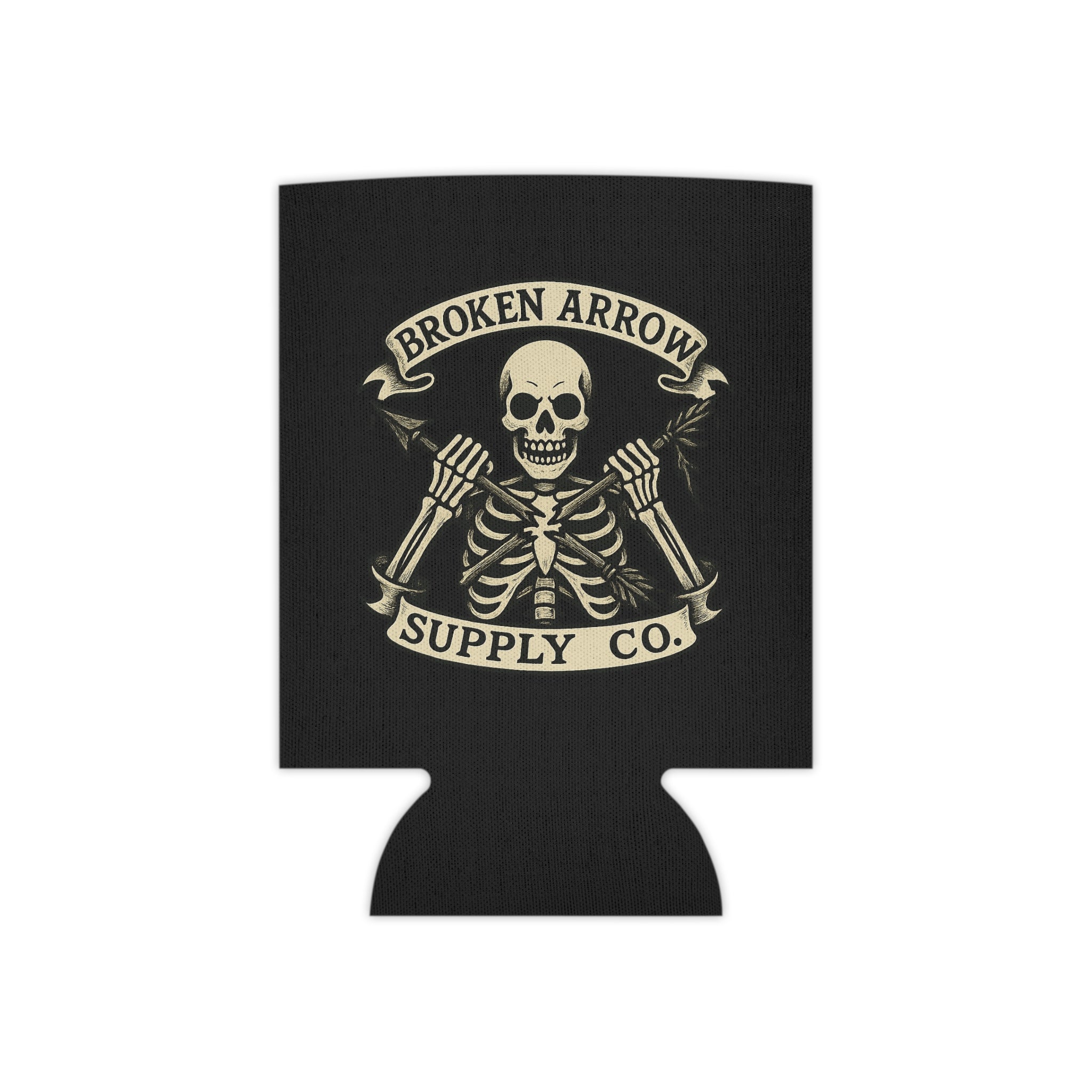 Skull & Crossbones Can Cooler - Broken Arrow Supply Co.